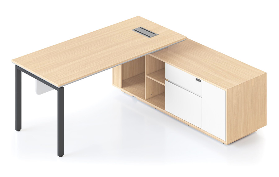 Black Profile End Leg